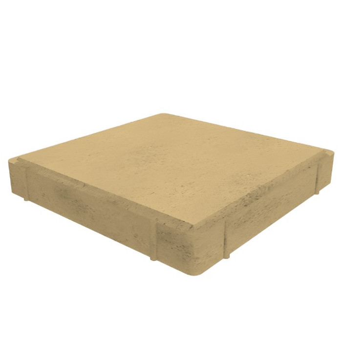 Квадратная тротуарная плитка 500х500х70 мм Бежевый